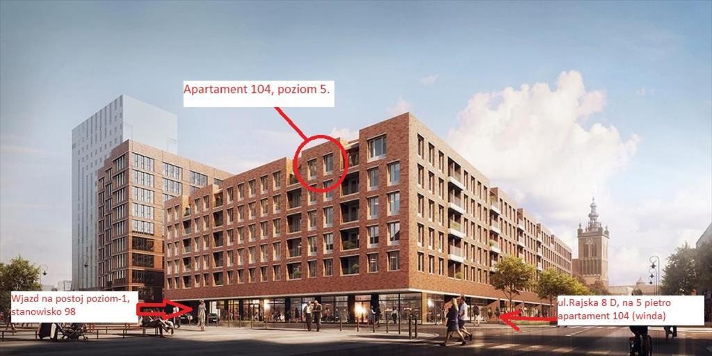 Apartament Champagne Гданьск Экстерьер фото